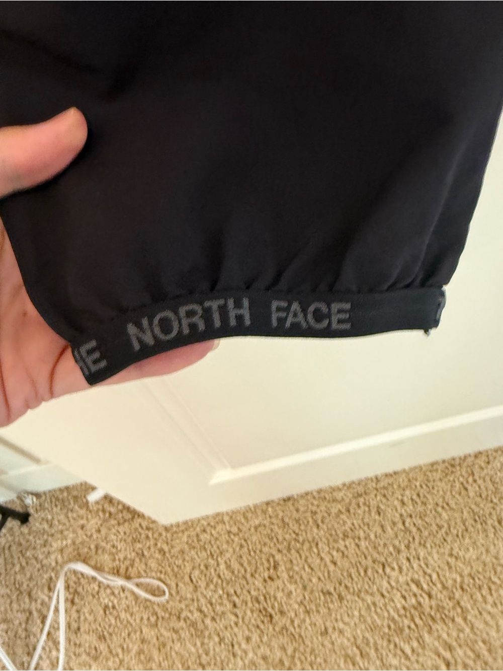 The North Face Performance Pants II Black Joggers Red Zipper Men Small Gorpcore - Picture 8 of 13
